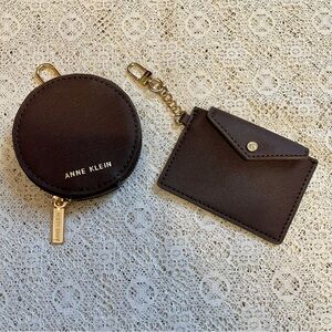 Anne Klein Vegan Leather Coin Purse and Card Holder New